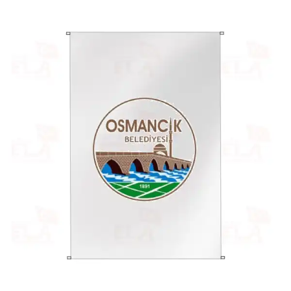 Osmanck Belediyesi Bina Boyu Bayraklar