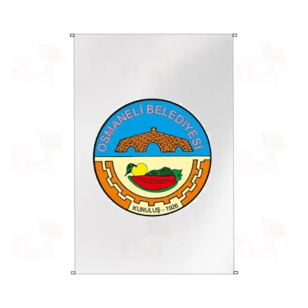 Osmaneli Belediyesi Bina Boyu Bayraklar