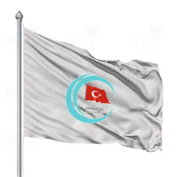 Osmaniye l zel daresi Gnder Flamas ve Bayraklar