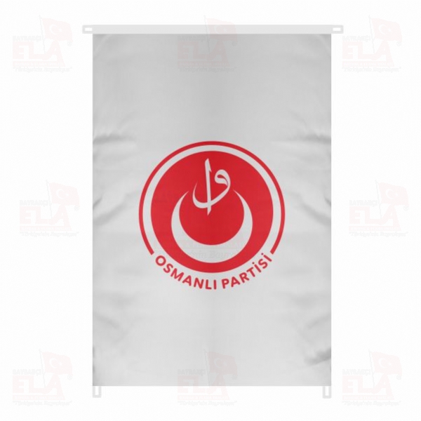 Osmanl� Partisi Bina Boyu Bayraklar