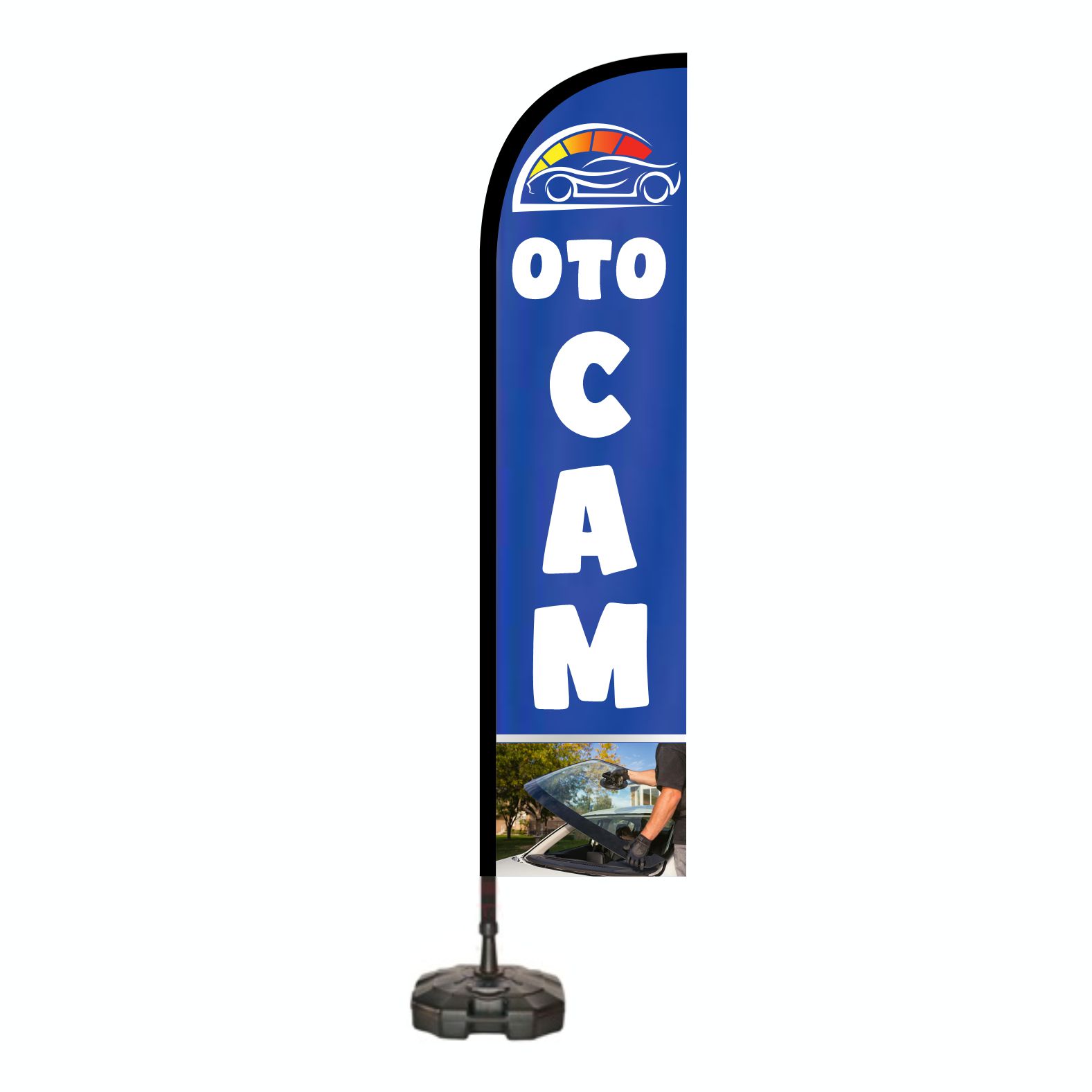 Oto Cam Plaj Bayra�� ve Yelken Bayra��