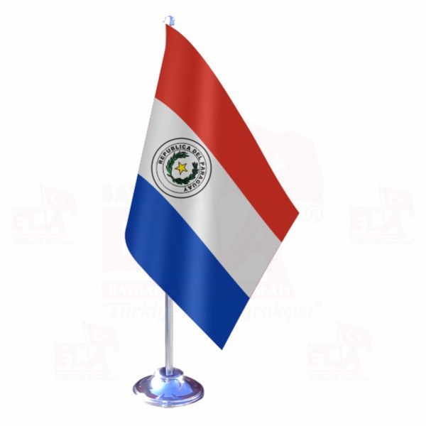 Paraguay Tekli Masa Bayrağı
