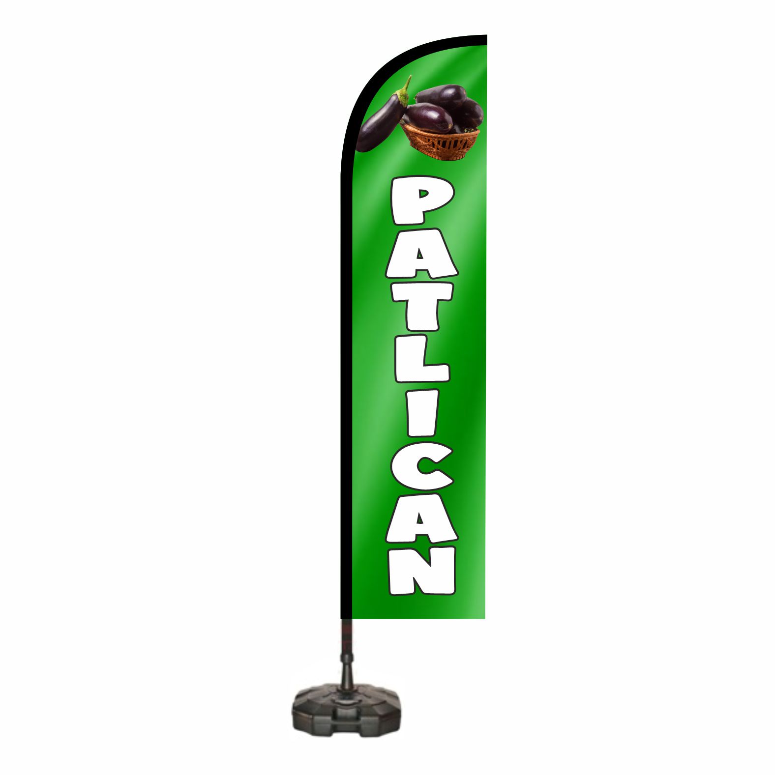Patl�can Plaj Bayraklar�