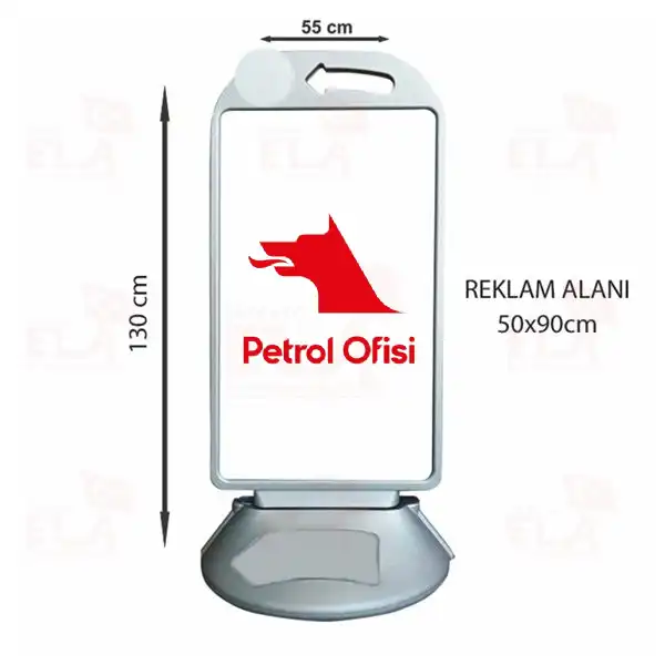 Petrol Ofisi Kaldrm Park Byk Boy Reklam Dubas