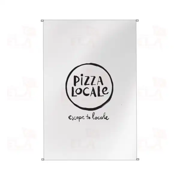 Pizza Locale Bina Boyu Bayraklar