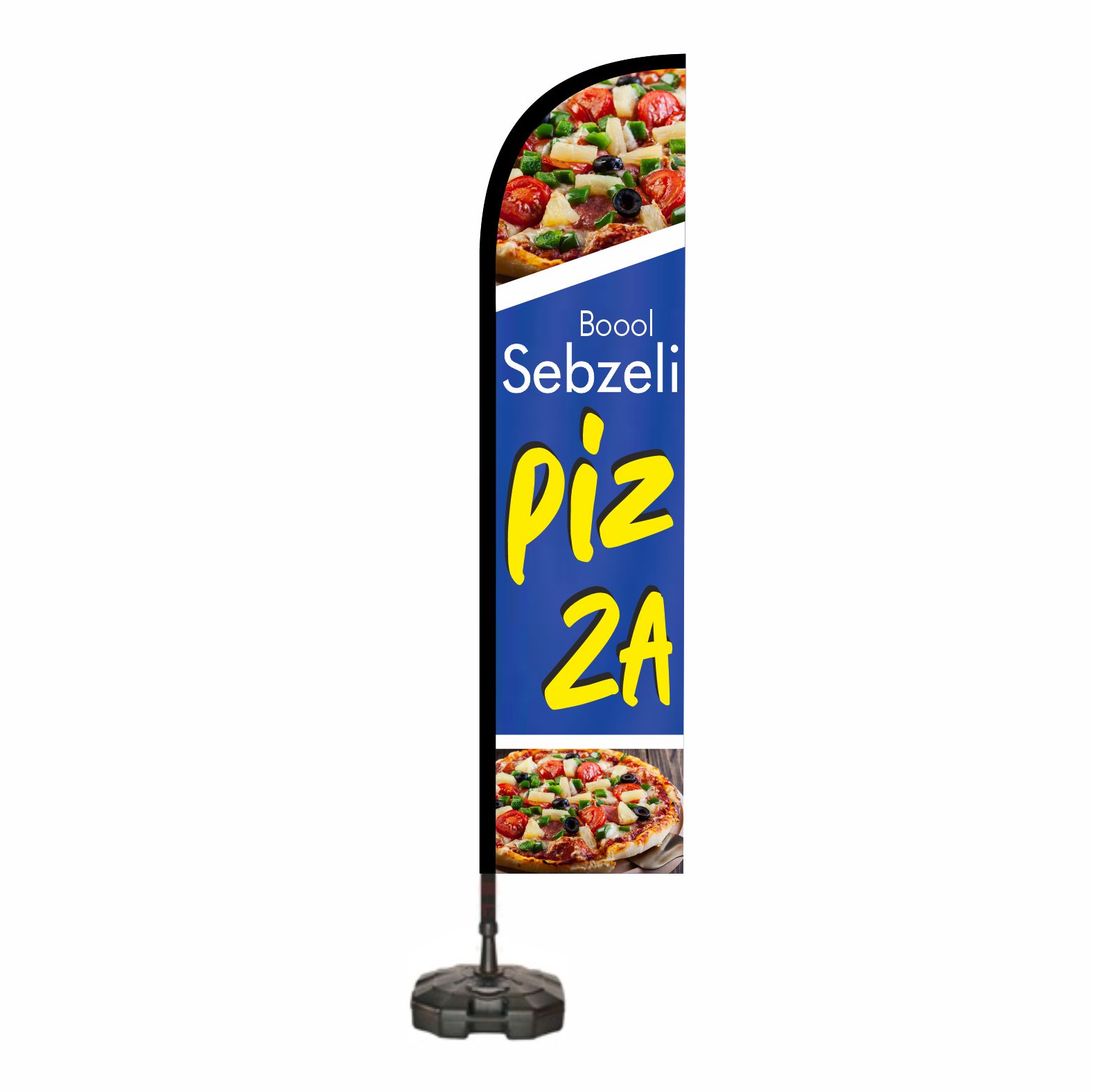 Pizza Reklam Bayrakları