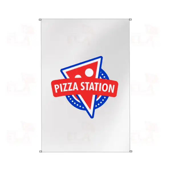 Pizza Station Bina Boyu Bayraklar