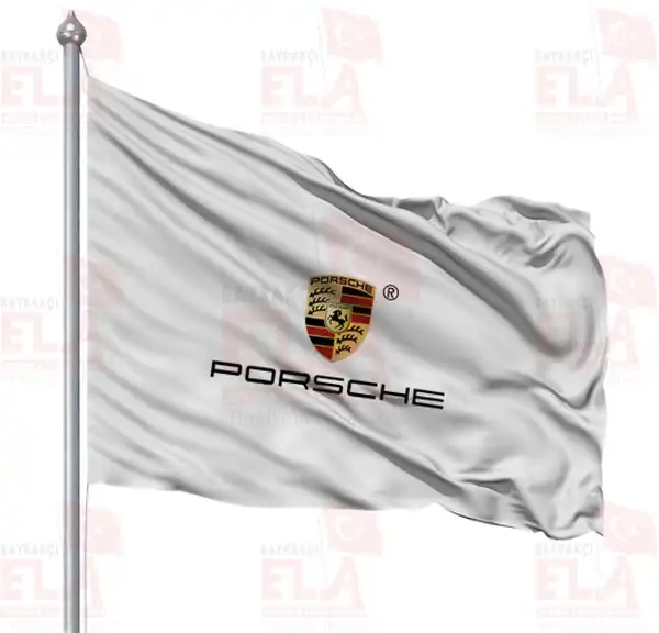 Porsche Gnder Flamas ve Bayraklar
