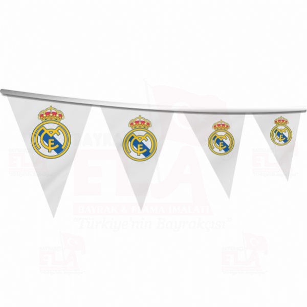 Real Madrid CF Üçgen Bayrak ve Flamalar