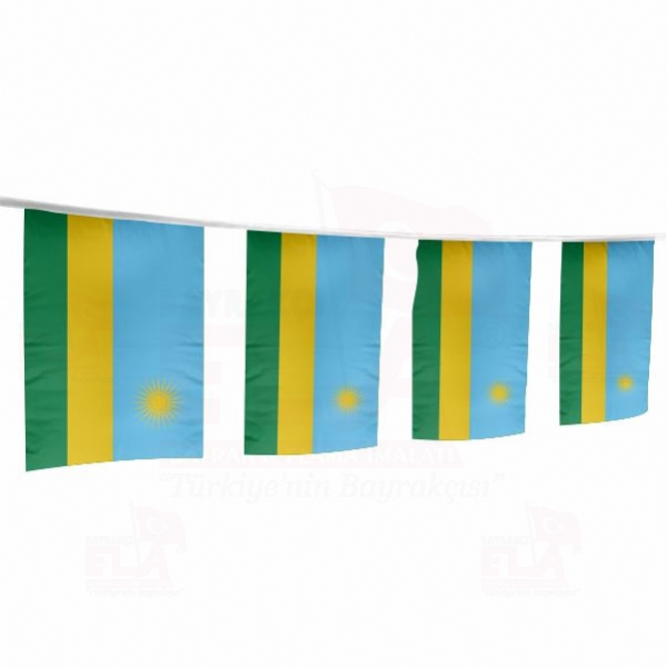 Ruanda pe Dizili Flamalar ve Bayraklar