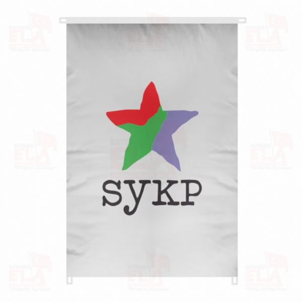 SYKP Sosyalist Yeniden Kurulu� Partisi Bina Boyu Bayraklar