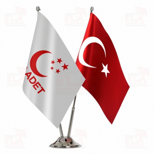 Saadet Partisi 2 li Masa Bayra��