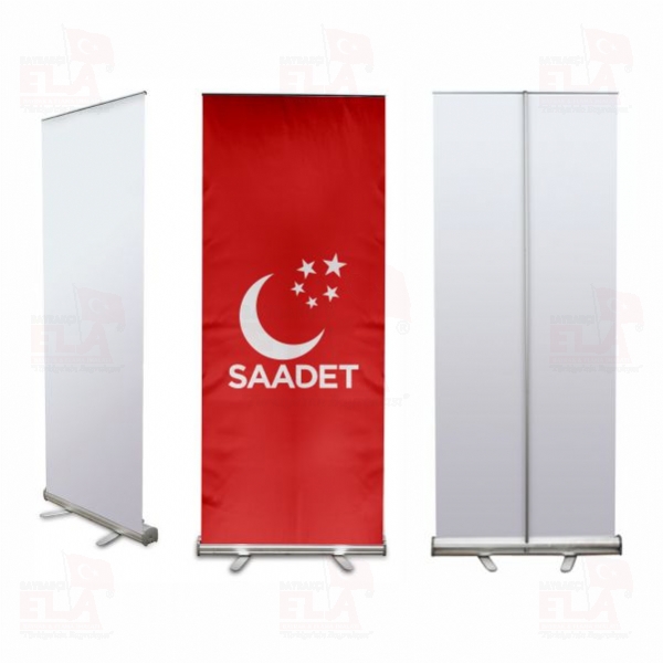 Saadet Partisi K�rm�z� Banner Roll Up