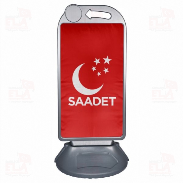 Saadet Partisi K�rm�z� Kald�r�m Park B�y�k Boy Reklam Dubas�