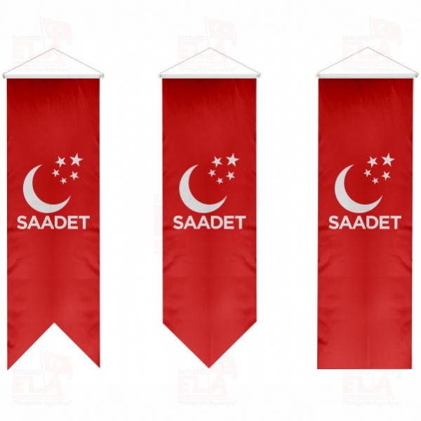 Saadet Partisi K�rm�z� K�rlang�� Flamalar Bayraklar