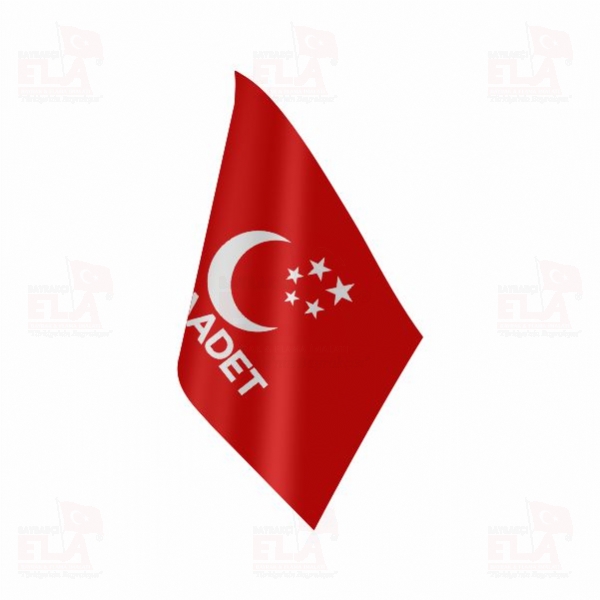 Saadet Partisi K�rm�z� Masa Bayra��