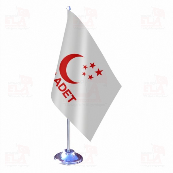 Saadet Partisi Tekli Masa Bayra��