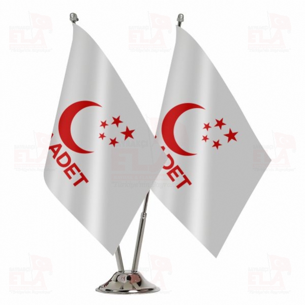 Saadet Partisi �kili Masa Bayra��