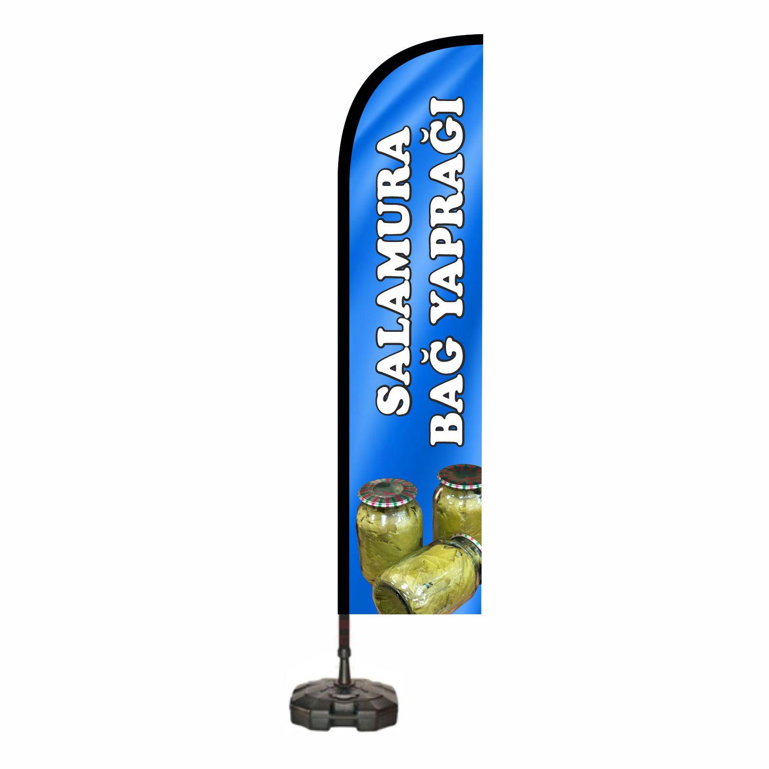 Salamura Bağ Yaprağı Reklam Bayrakları