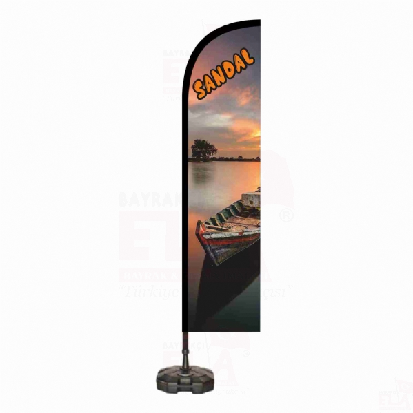 Sandal Plaj Bayra�� ve Yelken Bayra��