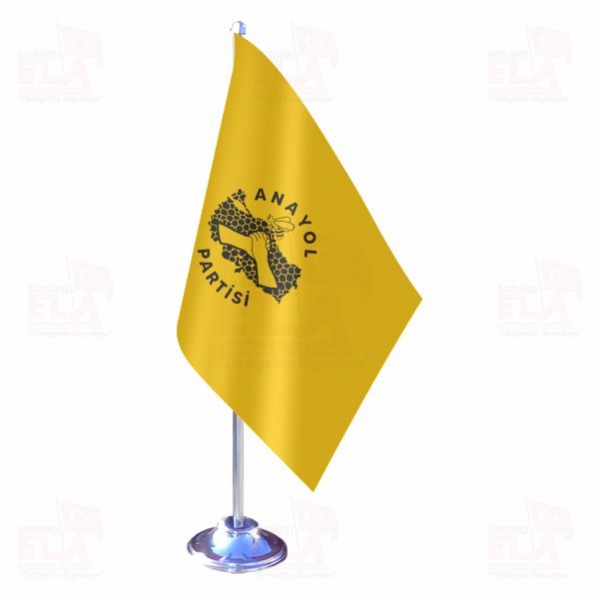Sar� Ana Yol Partisi Tekli Masa Bayra��