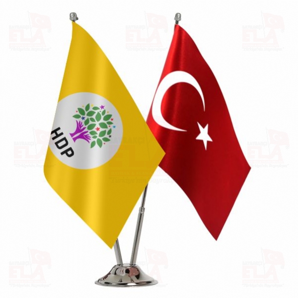 Sar� Hdp Halklar�n Demokratik Partisi 2 li Masa Bayra��