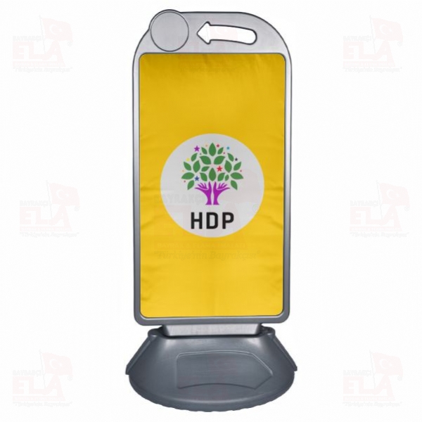 Sar� Hdp Halklar�n Demokratik Partisi Kald�r�m Park B�y�k Boy Reklam Dubas�