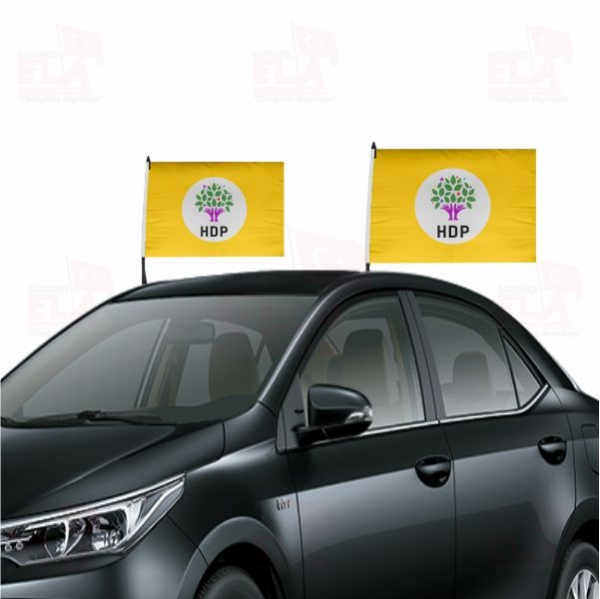 Sar� Hdp Halklar�n Demokratik Partisi Konvoy Flamas�