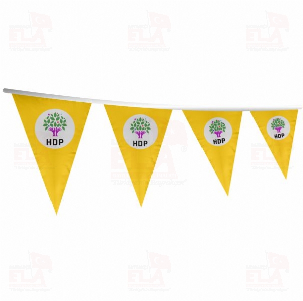 Sar� Hdp Halklar�n Demokratik Partisi ��gen Bayrak ve Flamalar