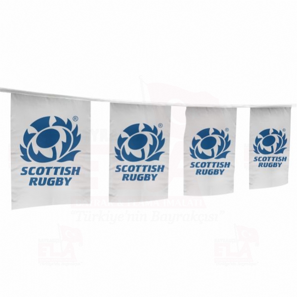Scottish Rugby Union �pe Dizili Flamalar ve Bayraklar