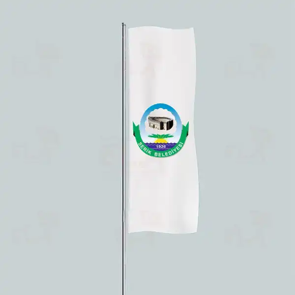 Serik Belediyesi Yatay ekilen Flamalar ve Bayraklar
