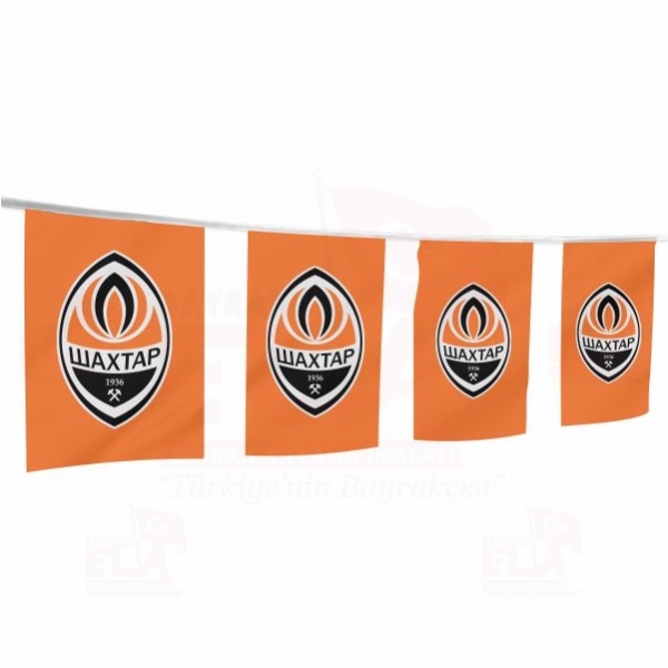 Shakhtar Donetsk �pe Dizili Flamalar ve Bayraklar