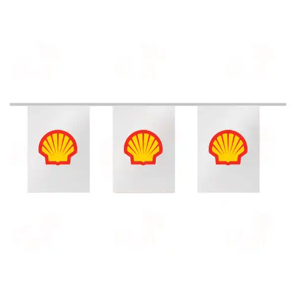 Shell pe Dizili Flamalar ve Bayraklar