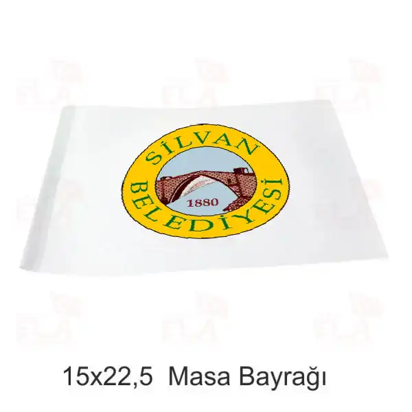 Silvan Belediyesi Masa Bayrağı
