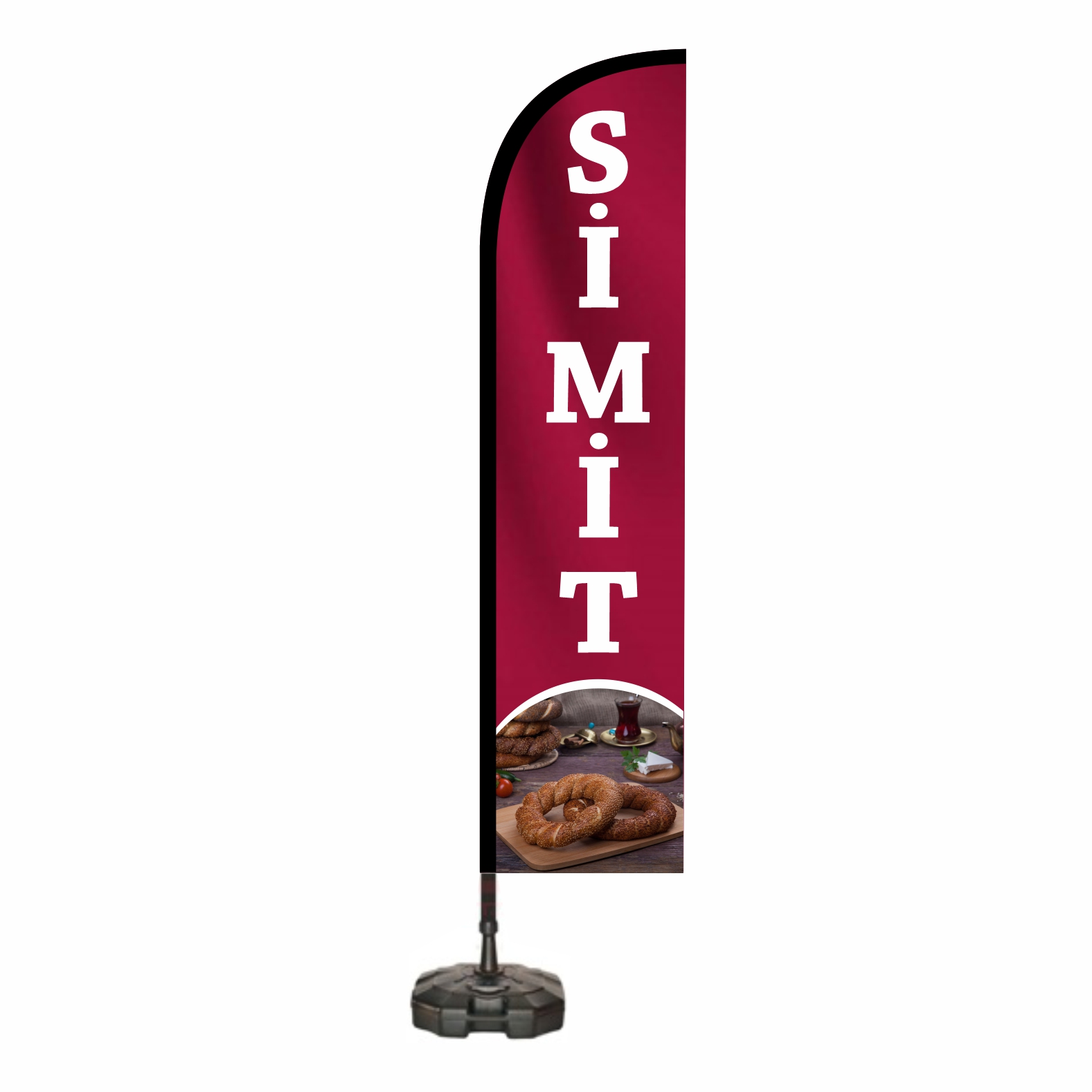 Simit Plaj Bayra�� ve Yelken Bayra��
