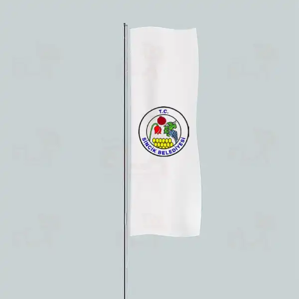 Sincik Belediyesi Yatay ekilen Flamalar ve Bayraklar