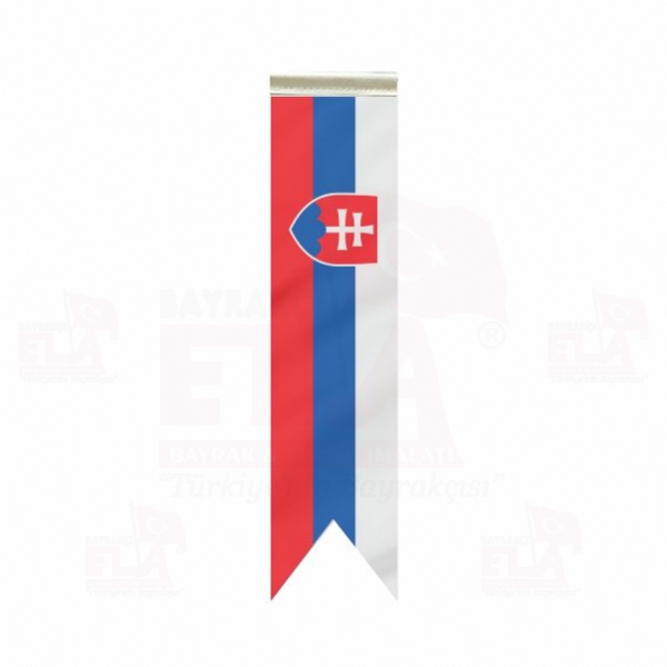 Slovakya Özel Logolu Masa Bayrağı
