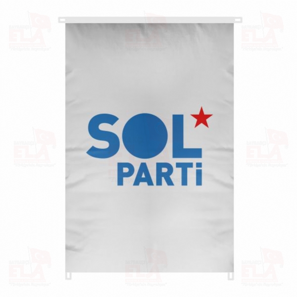 Sol Parti Bina Boyu Bayraklar