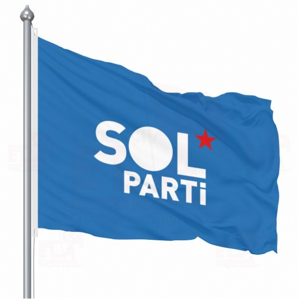 Sol Parti Mavi Bayrakları