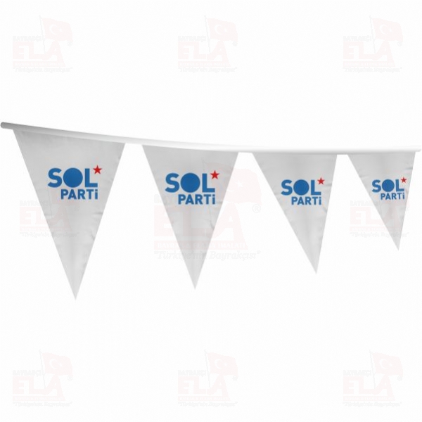 Sol Parti ��gen Bayrak ve Flamalar