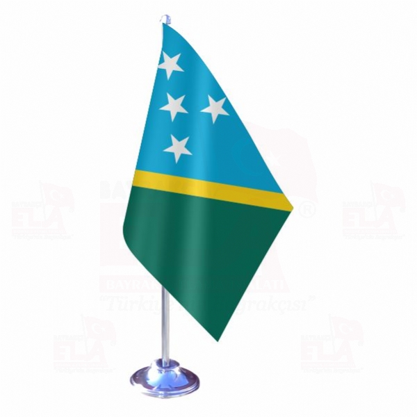Solomon Adaları Tekli Masa Bayrağı