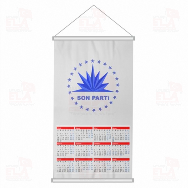 Son Parti Bez Takvim Dijital Bask� Son Parti Duvar Takvim