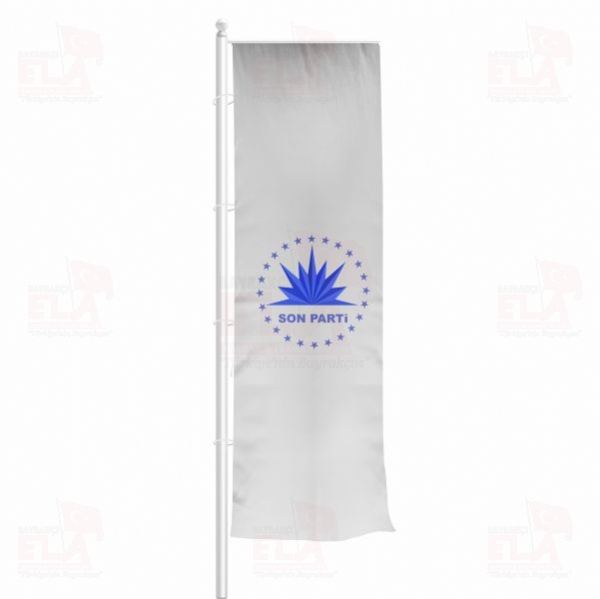 Son Parti Yatay �ekilen Flamalar ve Bayraklar