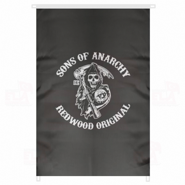 Sons of Anarchy Redwood Original Bina Boyu Bayraklar