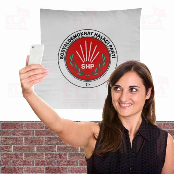 Sosyal Demokrat Halk�� Parti Bez Arka Plan Manzara