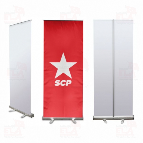 Sosyalist Cumhuriyet Partisi Banner Roll Up