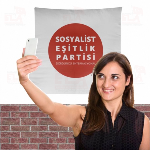 Sosyalist E�itlik Partisi Bez Arka Plan Manzara