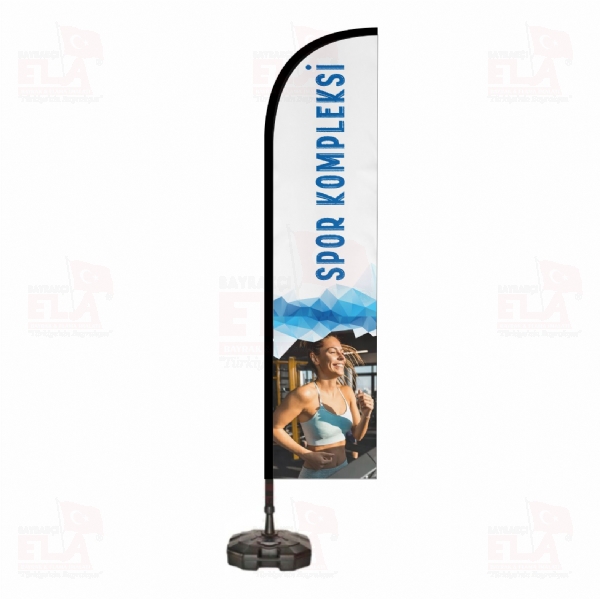 Spor Kompleksi Kald�r�m Bayraklar�