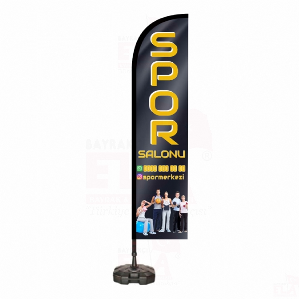 Spor Salonu D�kkan �n� Bayraklar�