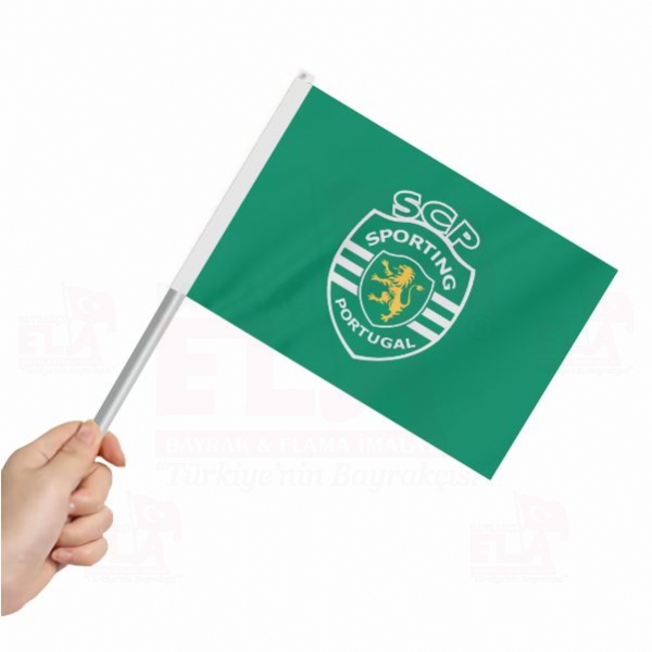 Sporting Lizbon Sopal� Bayrak ve Flamalar